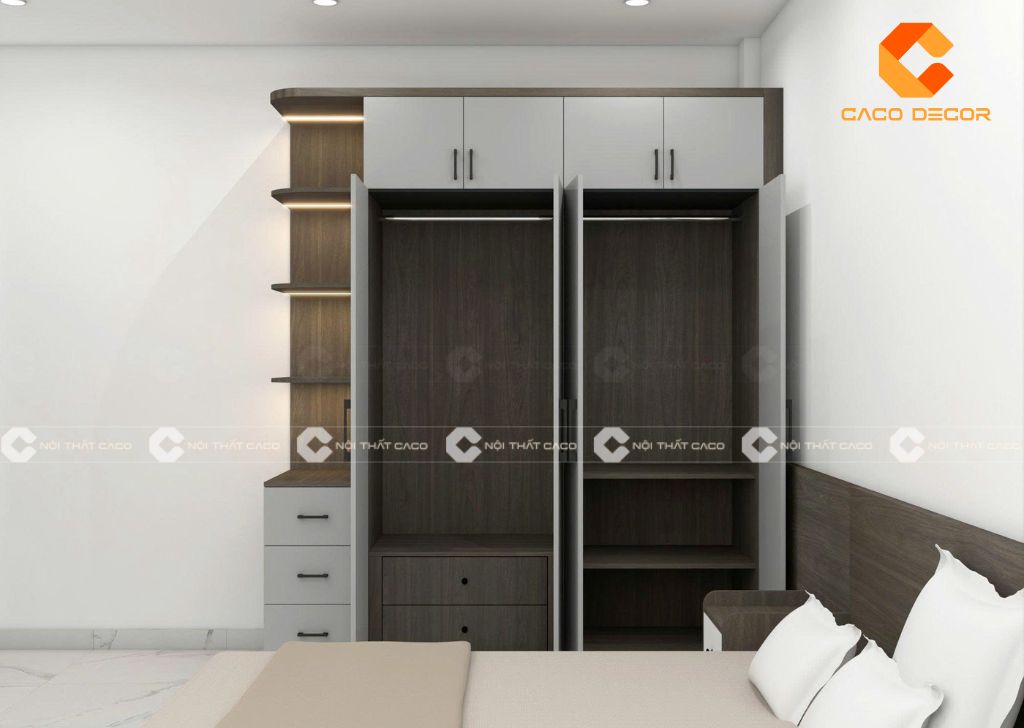Combo phòng ngủ CBPN164 gỗ MDF hiện đại đẹp