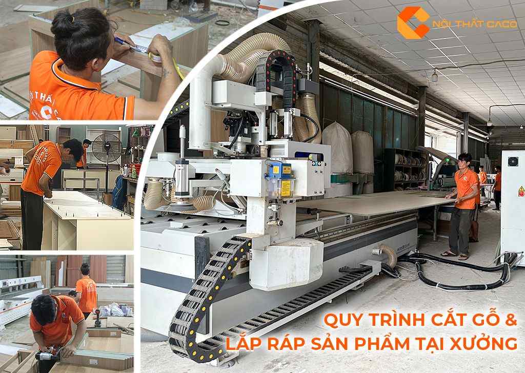 Lắp đặt Combo phòng ngủ CBPN164 dễ dàng
