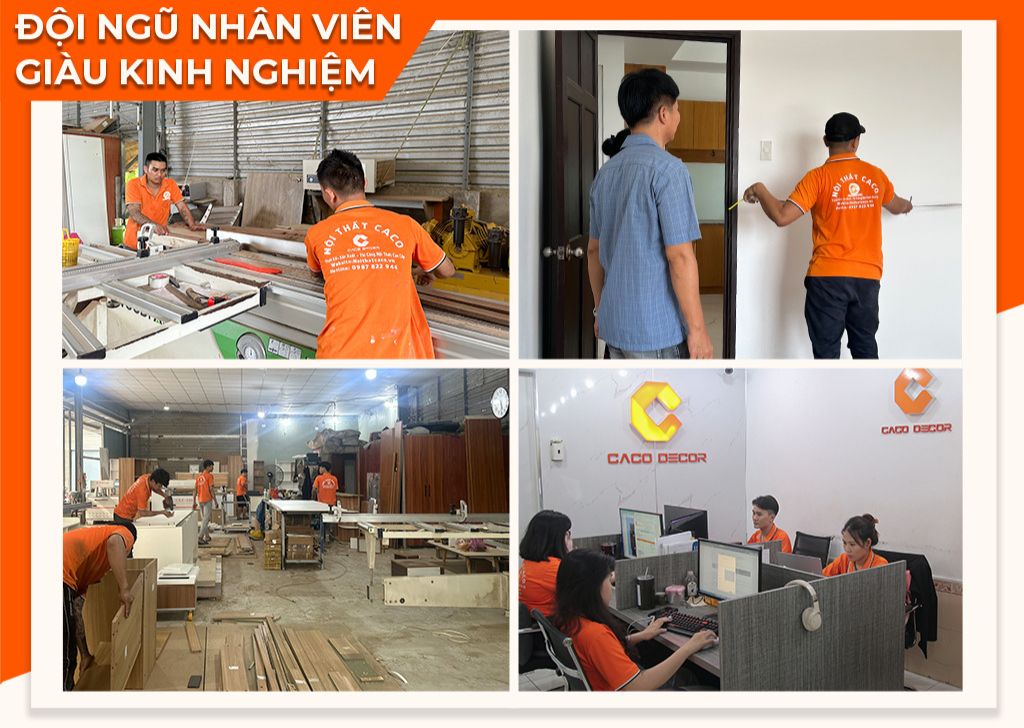 Đội ngũ nhân viên của CaCo giàu kinh nghiệm và tận tâm