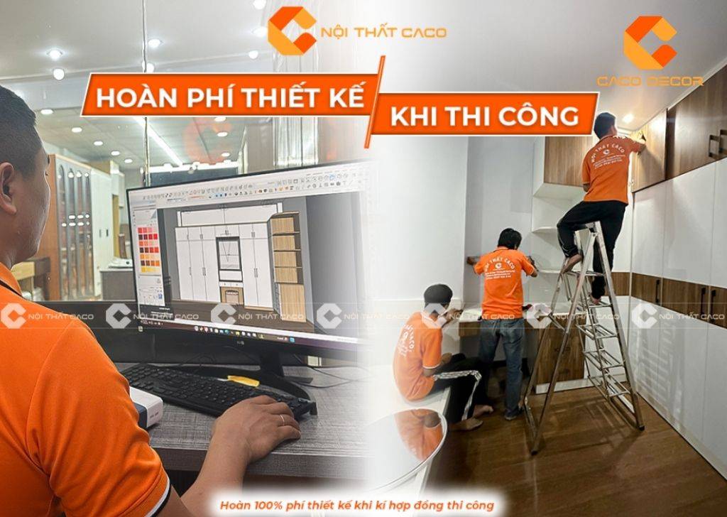 Nội Thất CaCo chuyên thi công thiết kế tủ bếp chữ L TPHCM