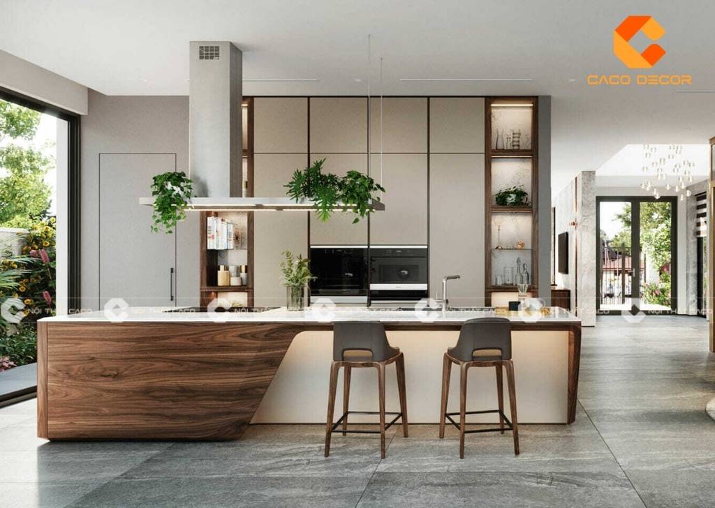 Căn bếp đẹp, gọn gàng sẽ mang lại năng lượng tốt cho gia đình