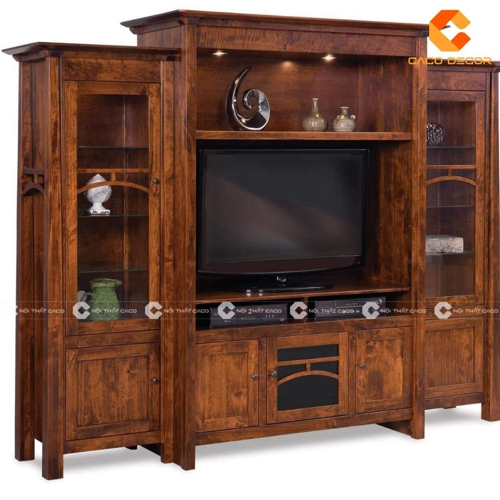 Tư Vấn Thiết Kế Kệ Tivi Kết Hợp Tủ Rượu Cho Phòng Khách 13