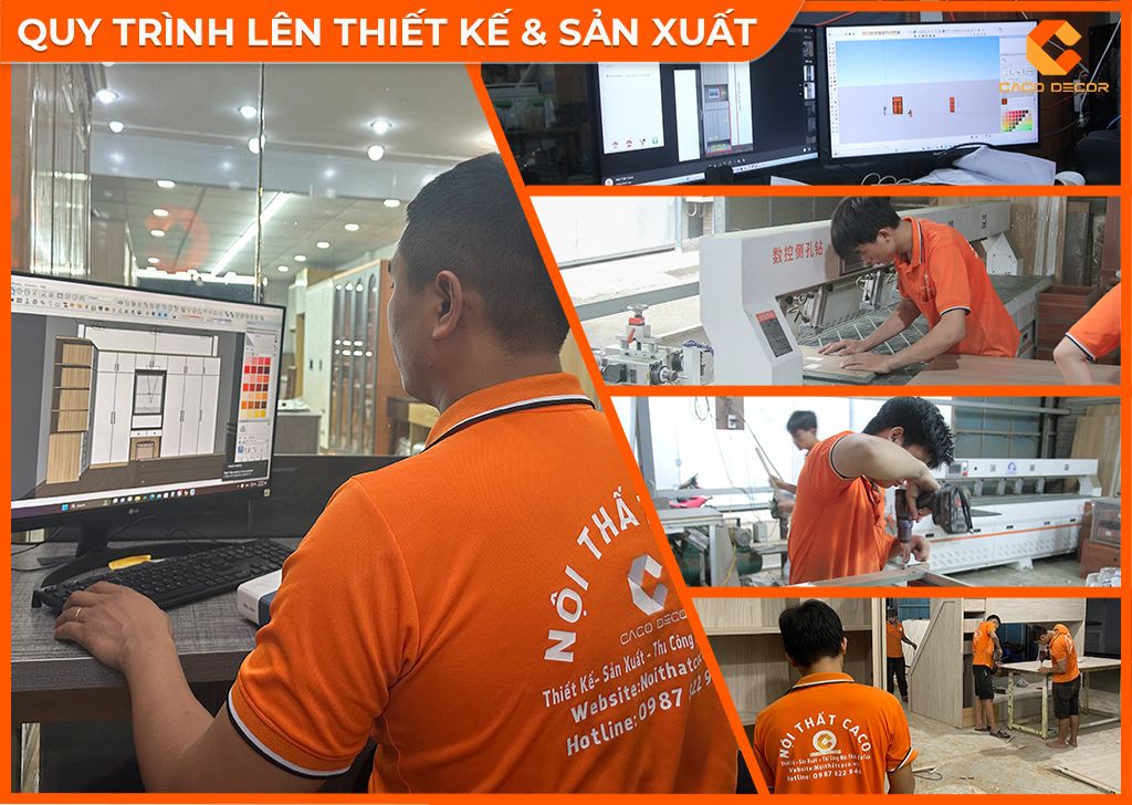 Quy trình lên thiết kế và sản xuất chuyên nghiệp