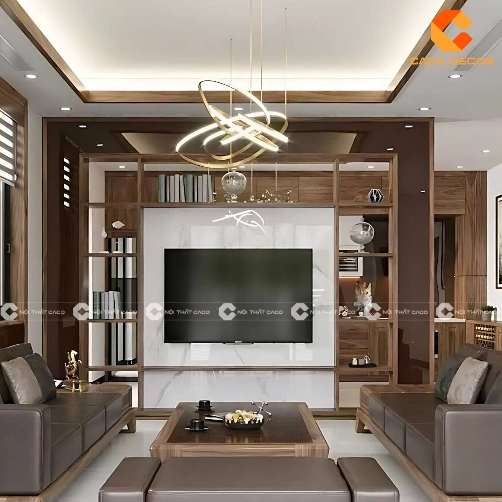 Tư Vấn Thiết Kế Kệ Tivi Kết Hợp Tủ Rượu Cho Phòng Khách 21