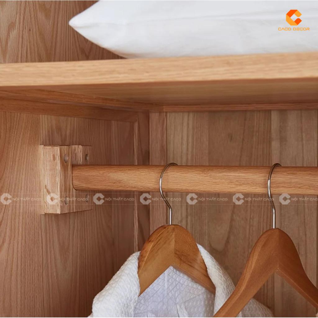 Tủ quần áo gỗ công nghiệp TAM063 sử dụng phụ kiện cao cấp