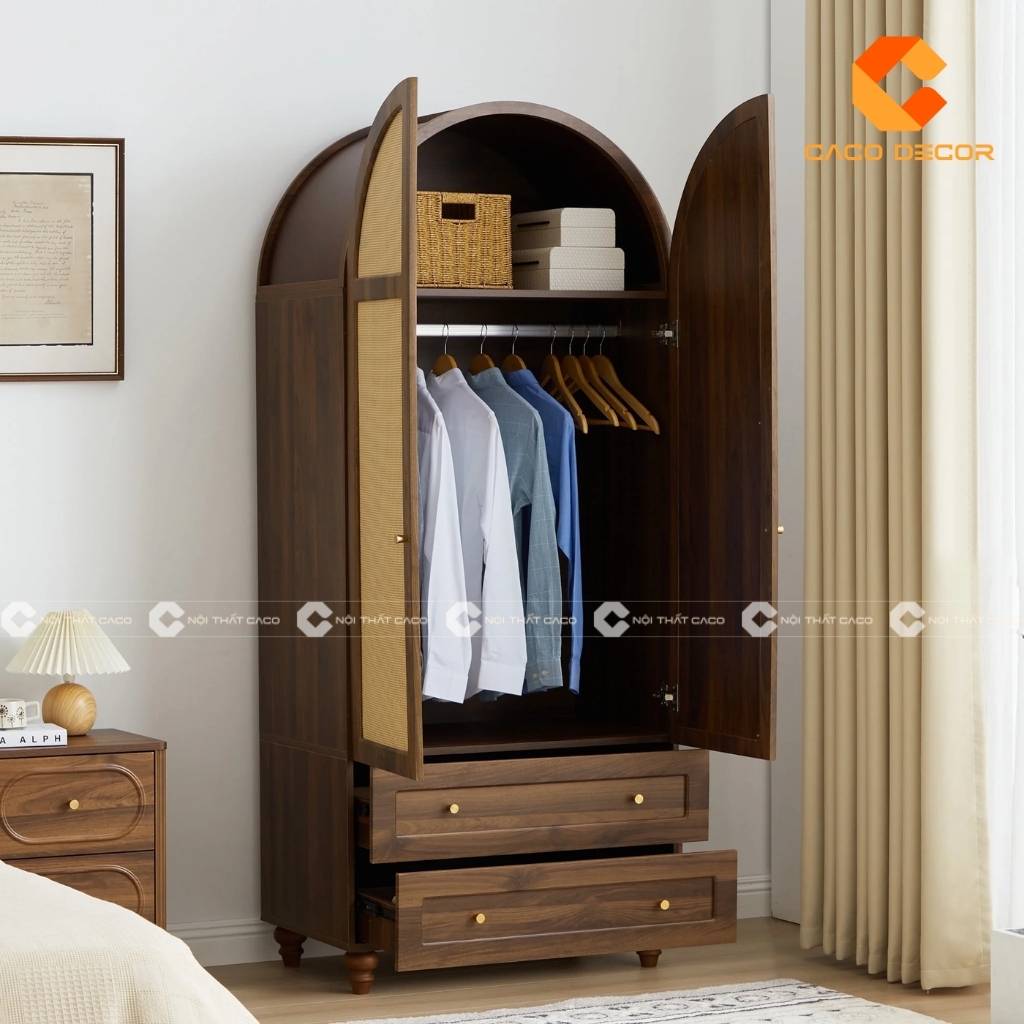 Kinh nghiệm mua tủ quần áo gỗ tự nhiên đúng chuẩn, giá tốt 14