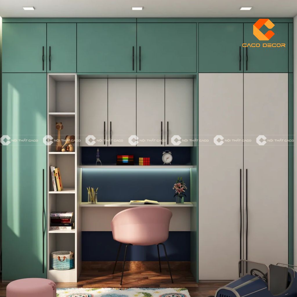 Thiết Kế Tủ Trẻ Em Hiện Đại Đẹp, Lưu Trữ Gọn Gàng Cho Bé 7