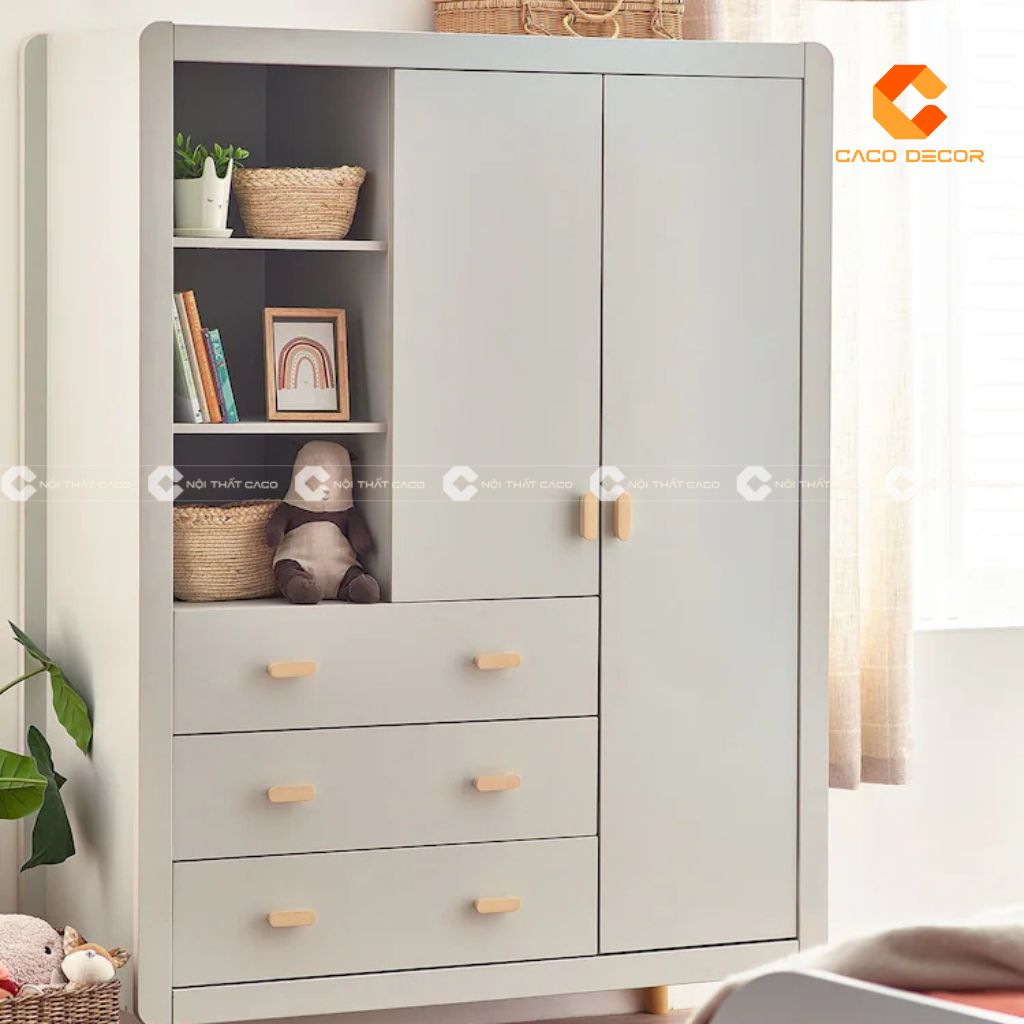 Thiết Kế Tủ Trẻ Em Hiện Đại Đẹp, Lưu Trữ Gọn Gàng Cho Bé 10