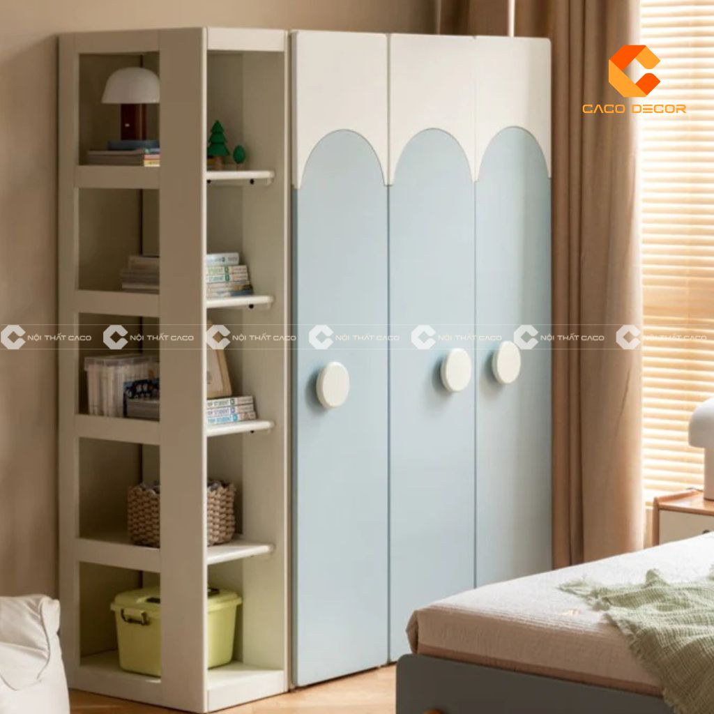 Thiết Kế Tủ Trẻ Em Hiện Đại Đẹp, Lưu Trữ Gọn Gàng Cho Bé 2