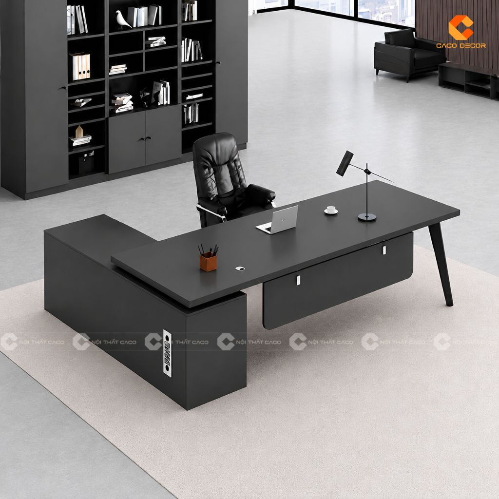 Bàn Giám Đốc Gỗ Công Nghiệp BGD023 Bền Đẹp 2