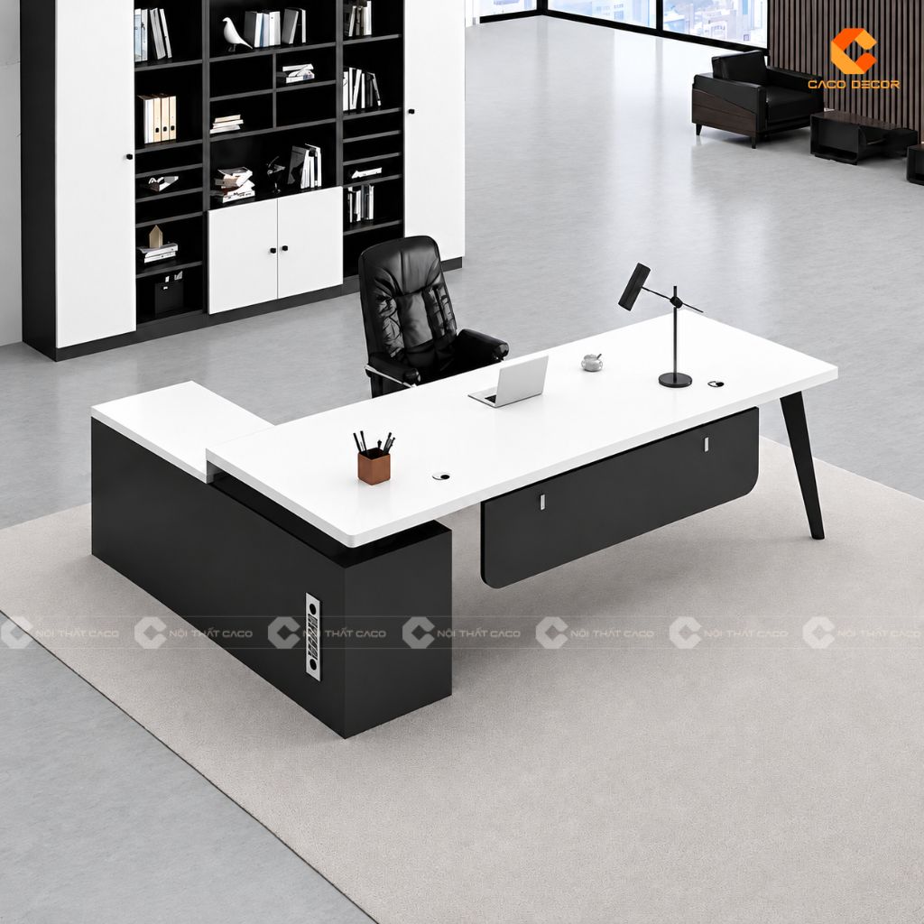 Bàn Giám Đốc Gỗ Công Nghiệp BGD023 Bền Đẹp 3