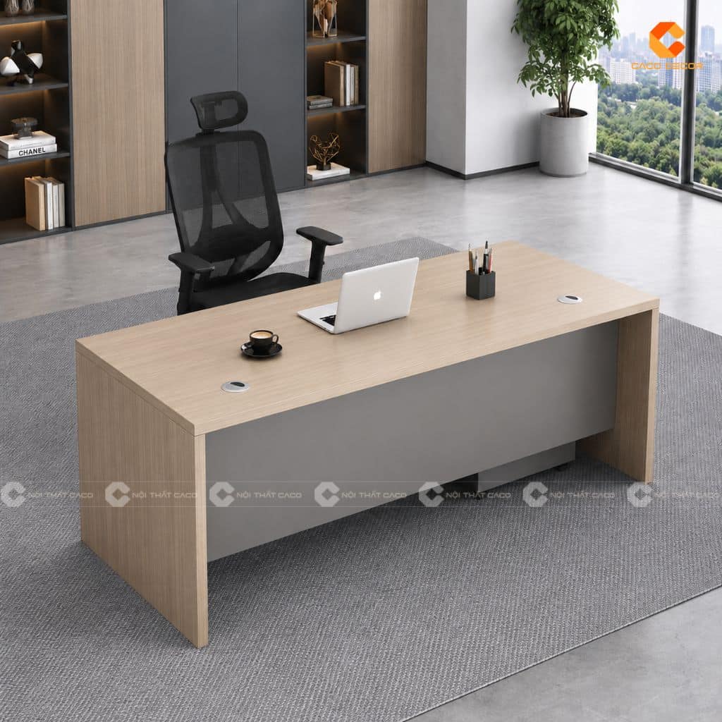 Bàn giám đốc gỗ công nghiệp BGD025 đẹp hiện đại