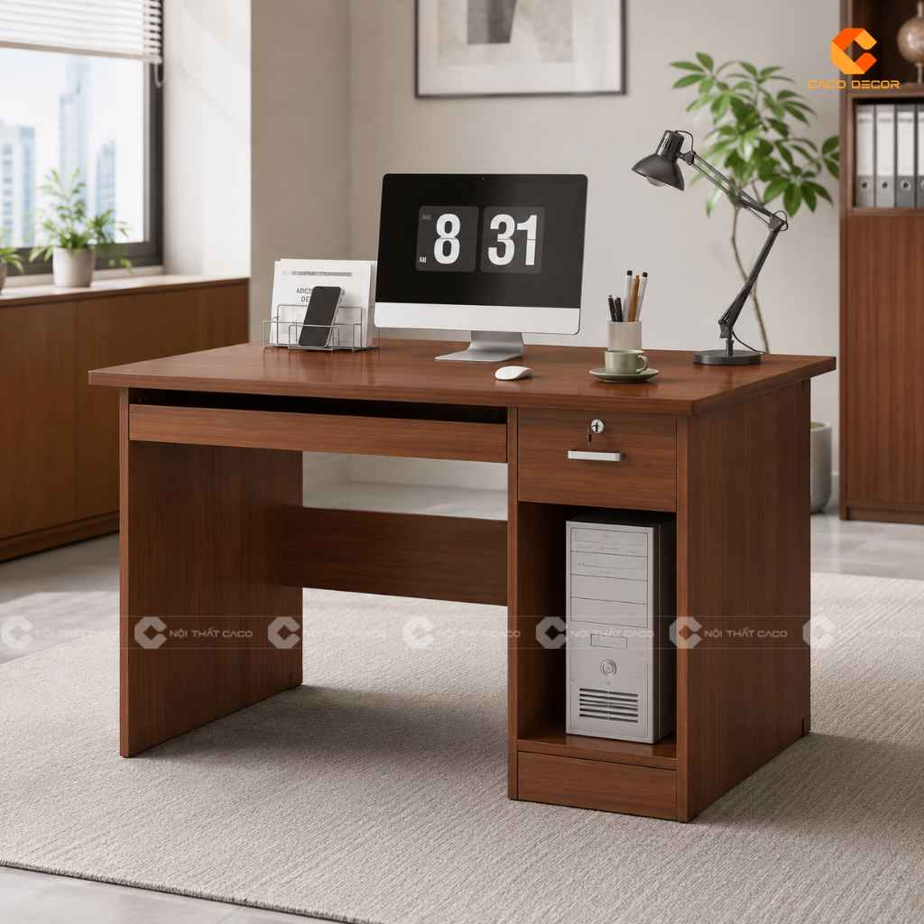 Bàn giám đốc BGD027 tiện lợi đa năng