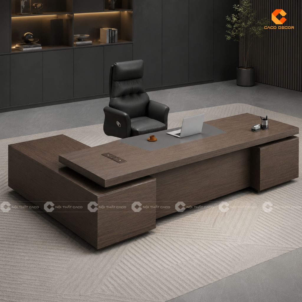 Bàn làm việc giám đốc BGD08 gỗ công nghiệp