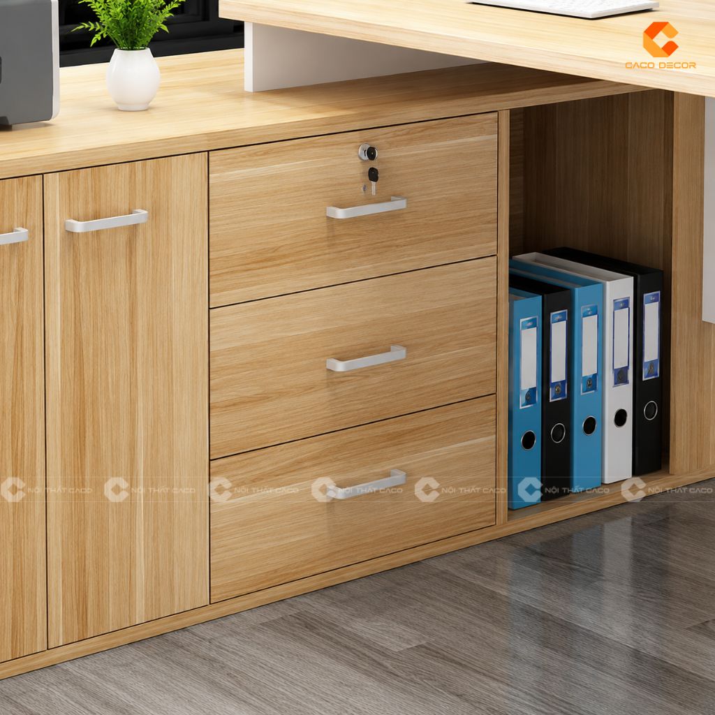 Tủ phụ liền bàn tăng không gian lưu trữ
