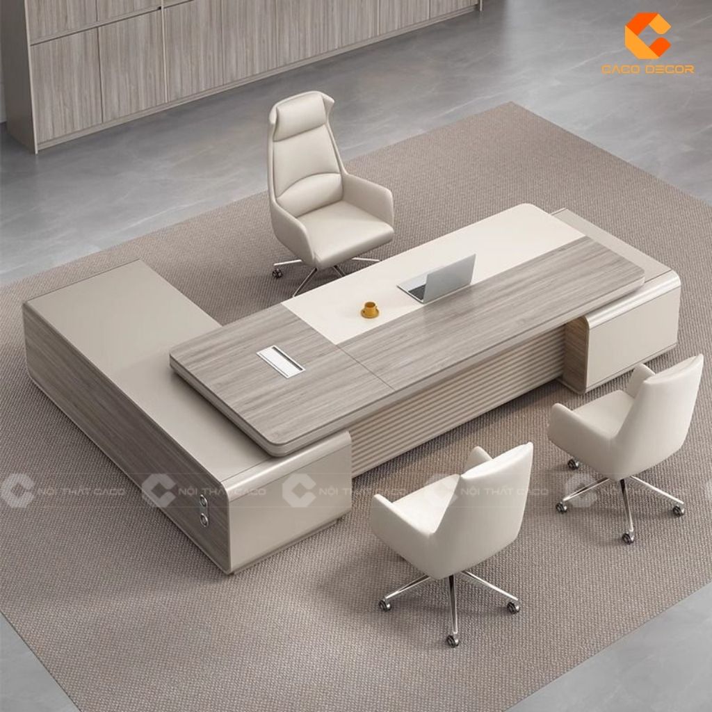Bàn Làm Việc Giám Đốc Gỗ Tự Nhiên BGD055 Chất Lượng 3