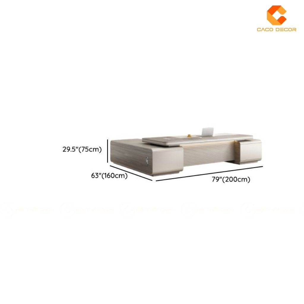 Bàn Làm Việc Giám Đốc Gỗ Tự Nhiên BGD055 Chất Lượng 4