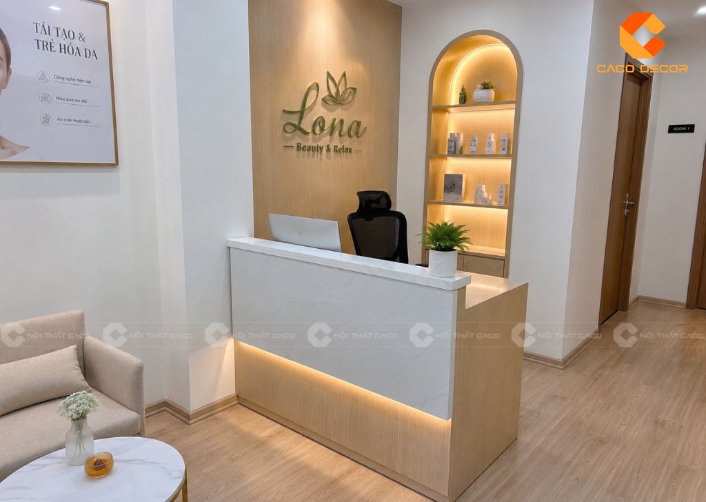TOP 20 Mẫu Quầy Lễ Tân Nhỏ Đẹp, Gọn Hiện Đại Giá Tốt 1