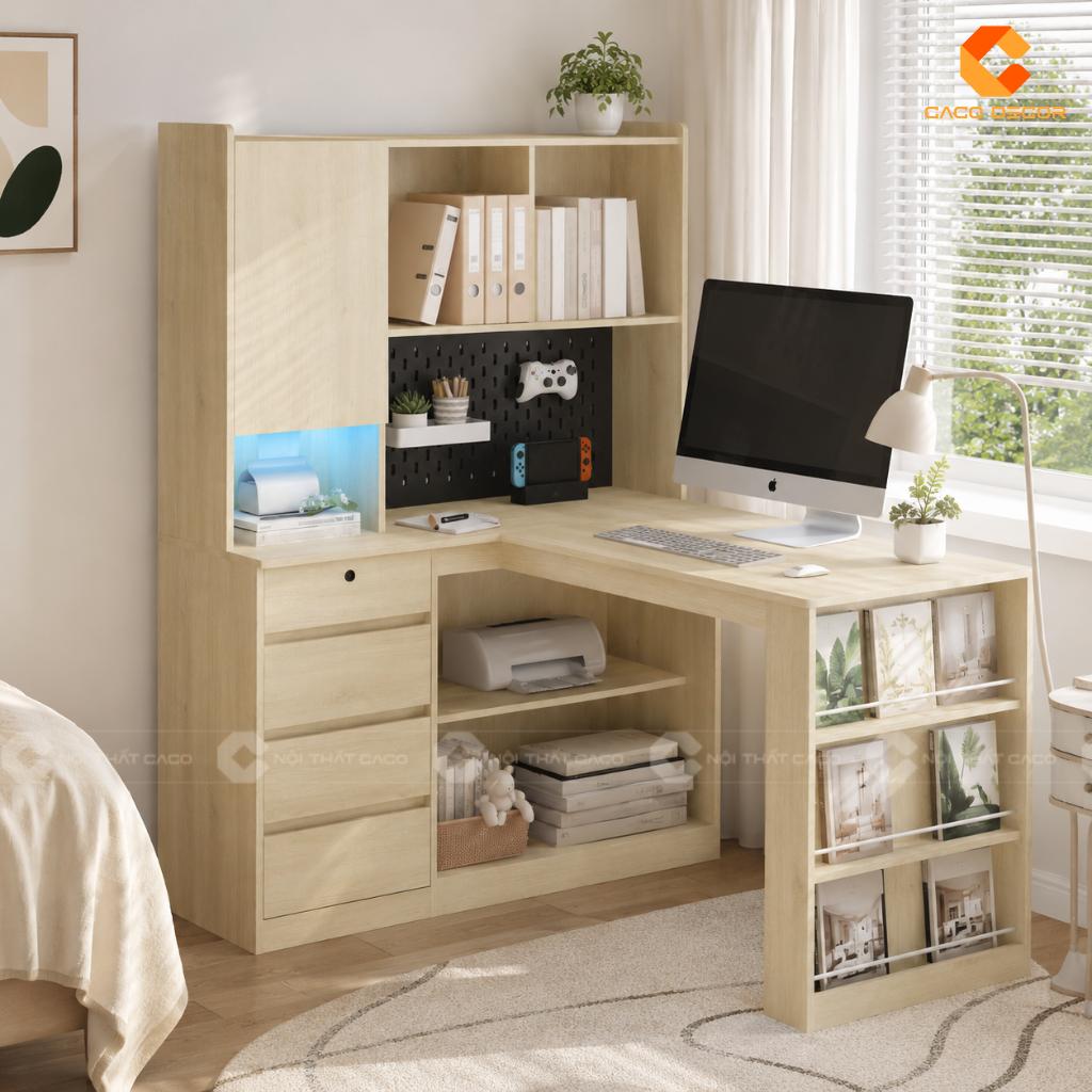 5 Lý Do Bàn Học Chữ L Được Nhiều Gia Đình Lựa Chọn Cho Bé 8