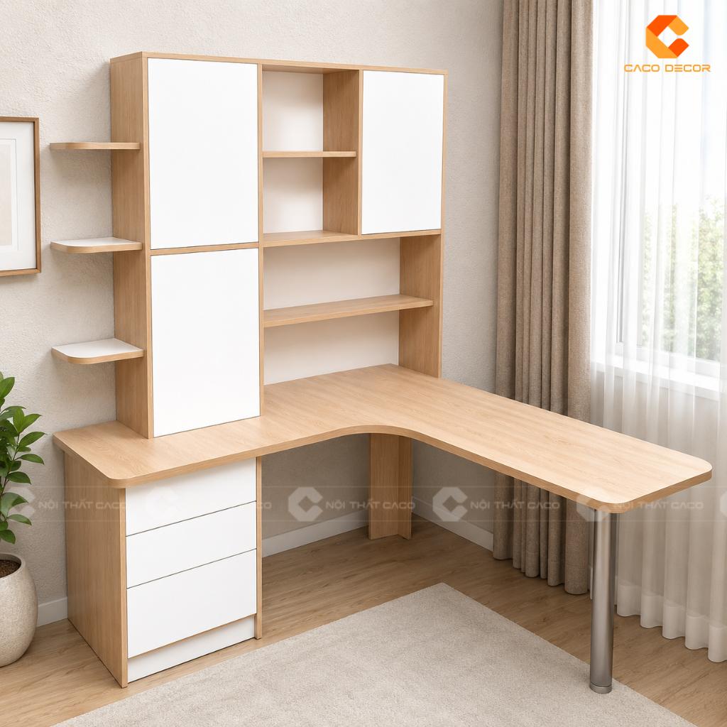5 Lý Do Bàn Học Chữ L Được Nhiều Gia Đình Lựa Chọn Cho Bé 5