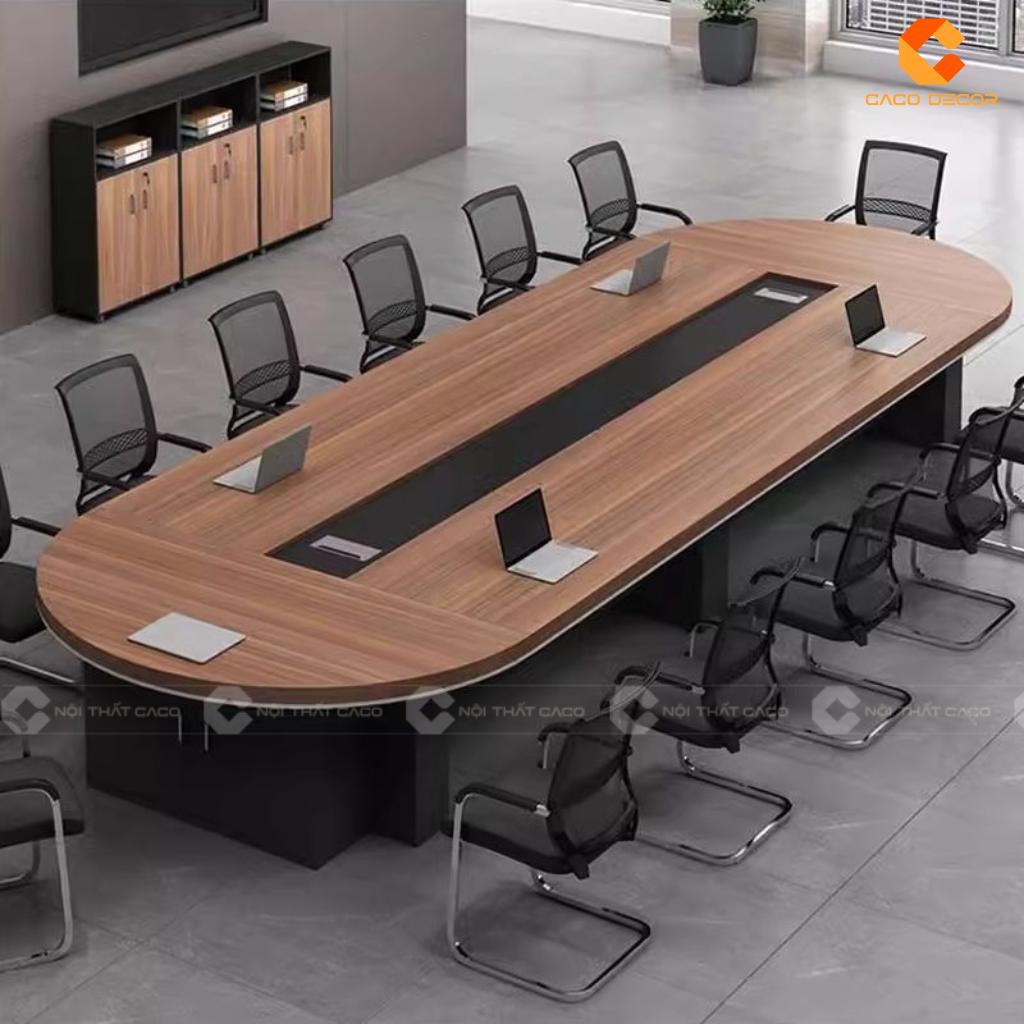 Bàn Phòng Họp Gỗ Công Nghiệp BH033 Oval Hiện Đại 2