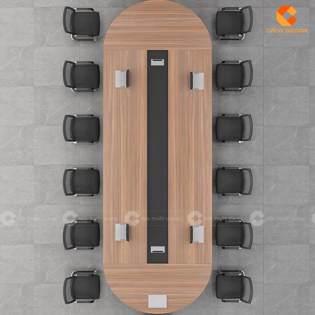 Bàn Phòng Họp Gỗ Công Nghiệp BH033 Oval Hiện Đại 3