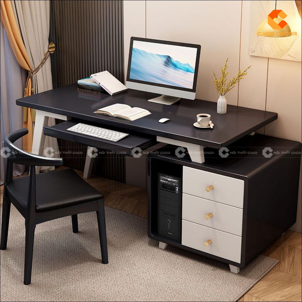 Bàn Làm Việc Tại Nhà Gỗ Tự Nhiên BLV059 Hiện Đại Đẹp 5