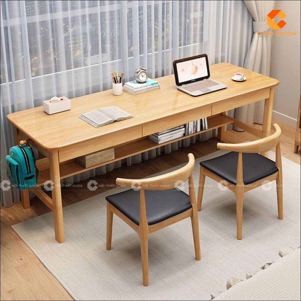 Bàn làm việc BLV061 màu gỗ sáng