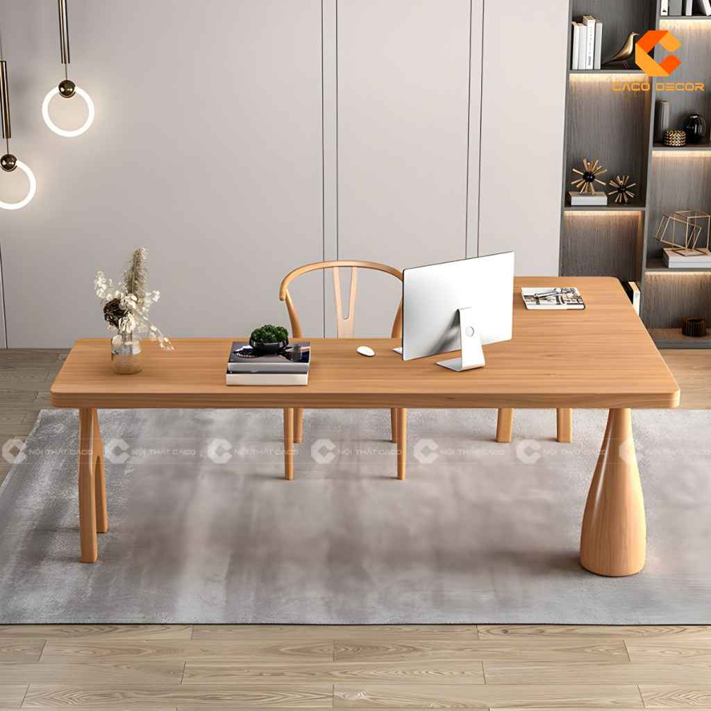 Bàn Giám Đốc Gỗ Tự Nhiên BGD050 Thiết Kế Sang Trọng 7