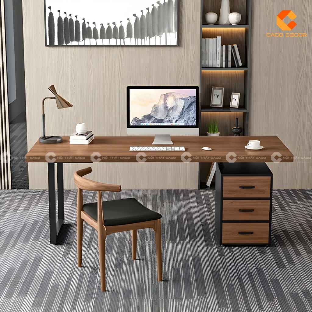 Bàn Giám Đốc Gỗ Tự Nhiên BGD051 Hiện Đại, Tinh Gọn 6