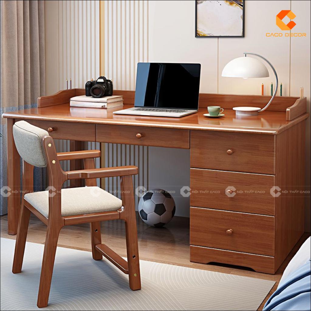 Bàn làm việc tại nhà gỗ tự nhiên BLV047