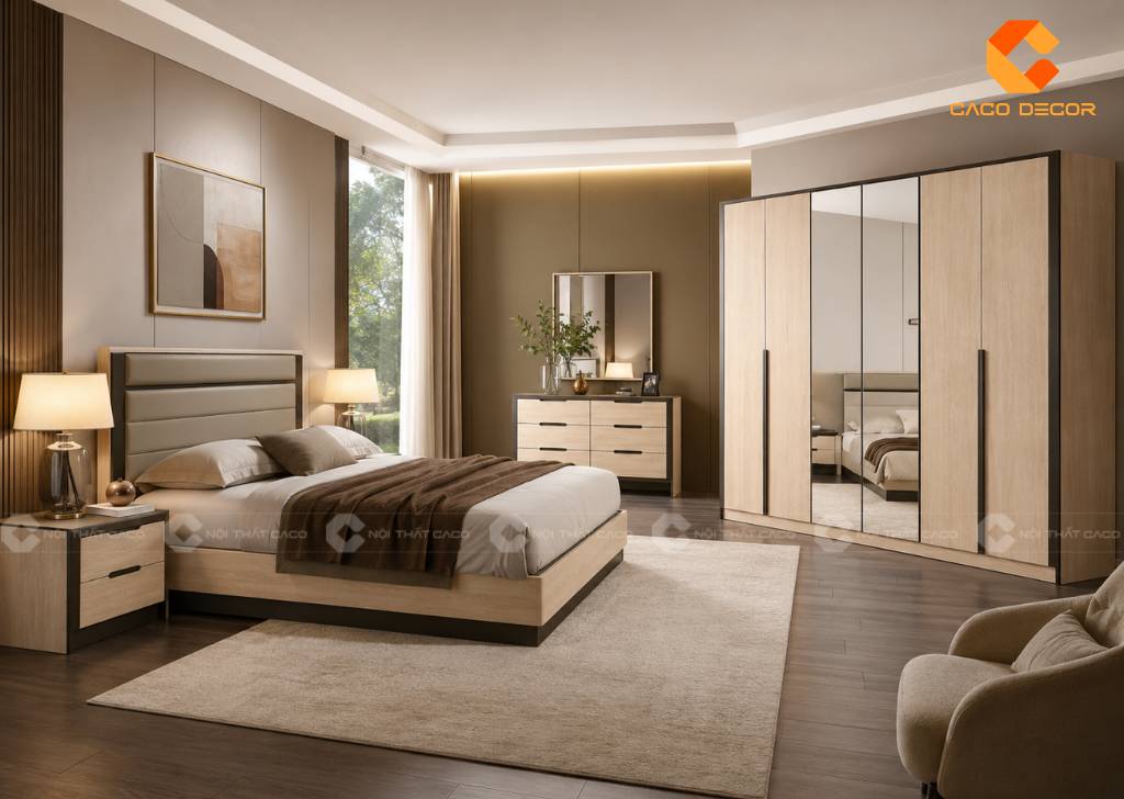 25 Bộ Giường Tủ Phòng Ngủ Hiện Đại, Đẹp Cho Nhà Mới 22