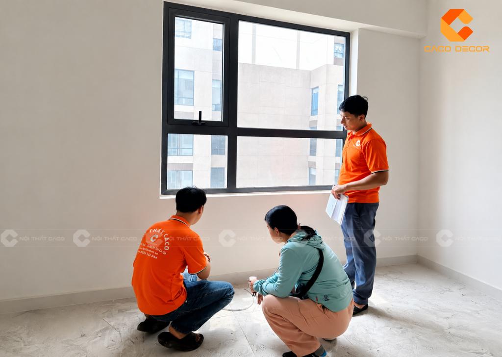 CaCo khảo sát đo đạc thực tế trước khi thi công