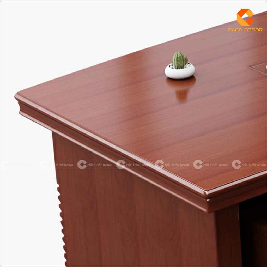 Bàn Giám Đốc Gỗ Tự Nhiên BGD052 Sang Trọng, Bề Thế 4