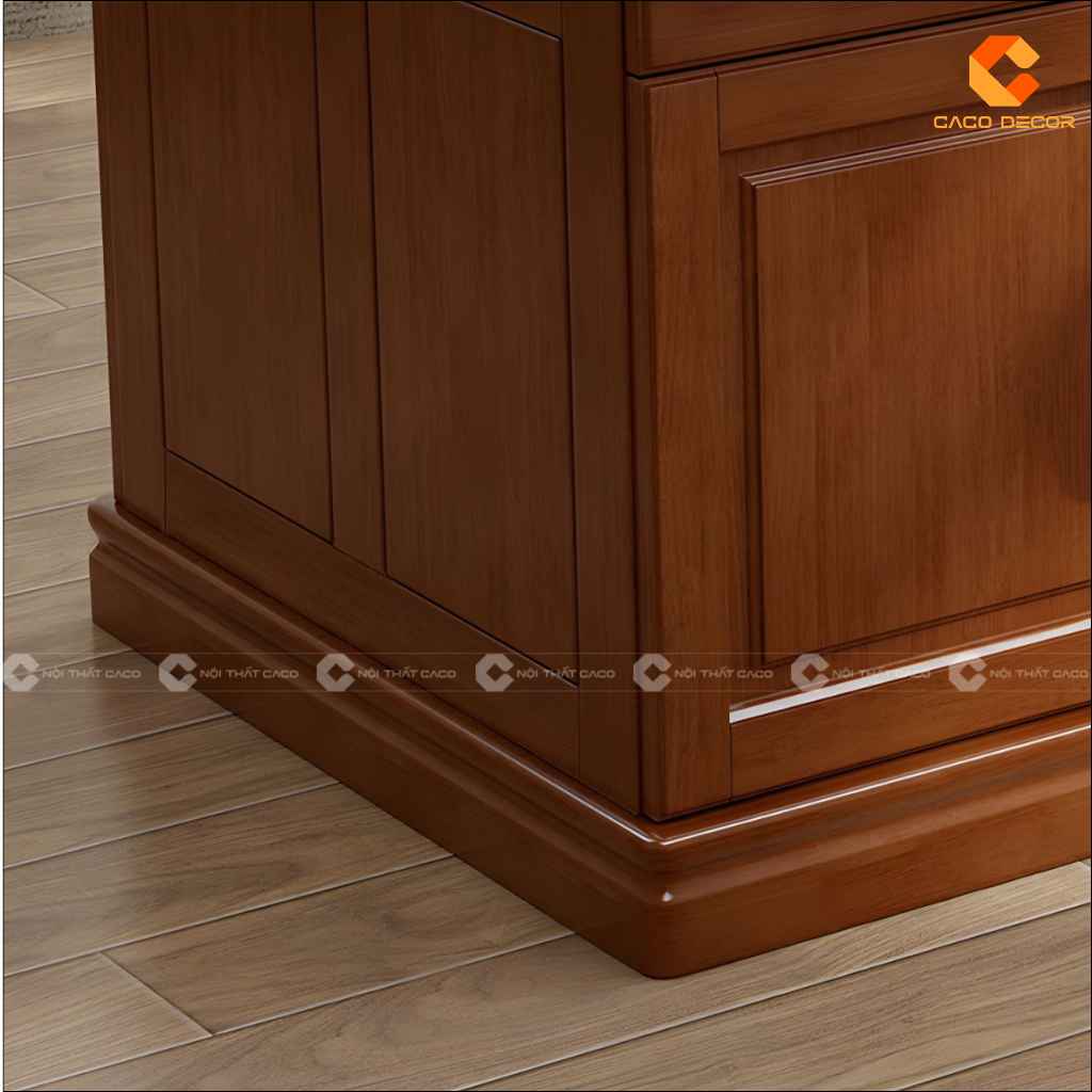 Bàn Giám Đốc Gỗ Tự Nhiên BGD061 Bề Thế, Sang Trọng 2