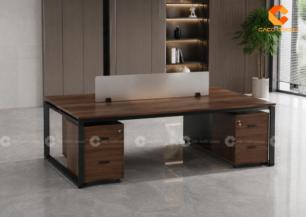 Cụm Bàn Làm Việc 2 Người Tiết Kiệm Hơn Mua 2 Bàn Lẻ 8