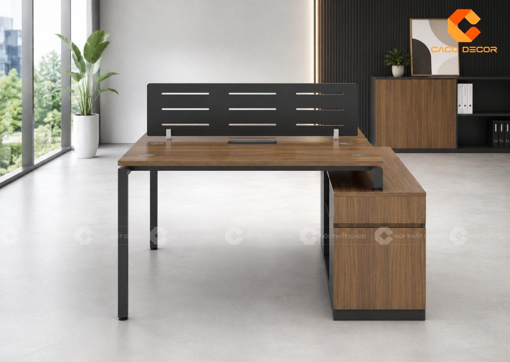 Cụm Bàn Làm Việc 2 Người Tiết Kiệm Hơn Mua 2 Bàn Lẻ 1