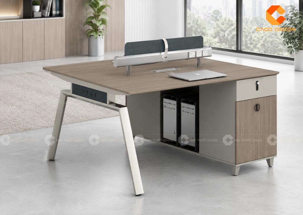 Cụm Bàn Làm Việc 2 Người Tiết Kiệm Hơn Mua 2 Bàn Lẻ 17
