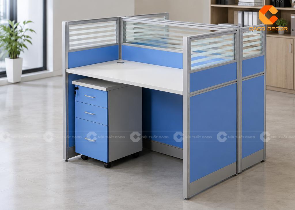 Cụm Bàn Làm Việc 2 Người Tiết Kiệm Hơn Mua 2 Bàn Lẻ 18
