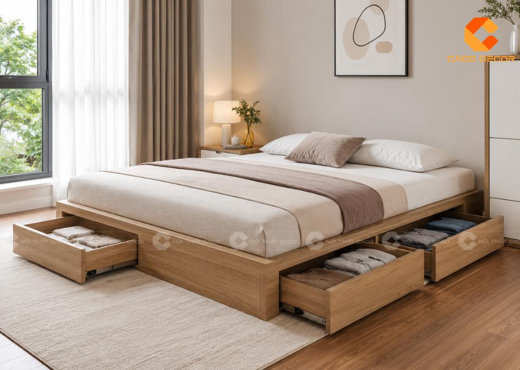  Giường Ngủ Không Đầu Là Gì? 15 Mẫu Đẹp Không Nên Bỏ Qua 6