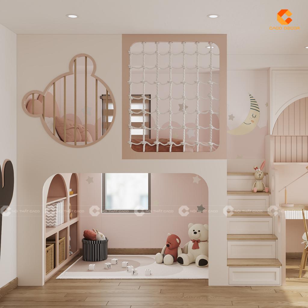 Giường Tầng GT028 Màu Pastel Dễ Thương 1