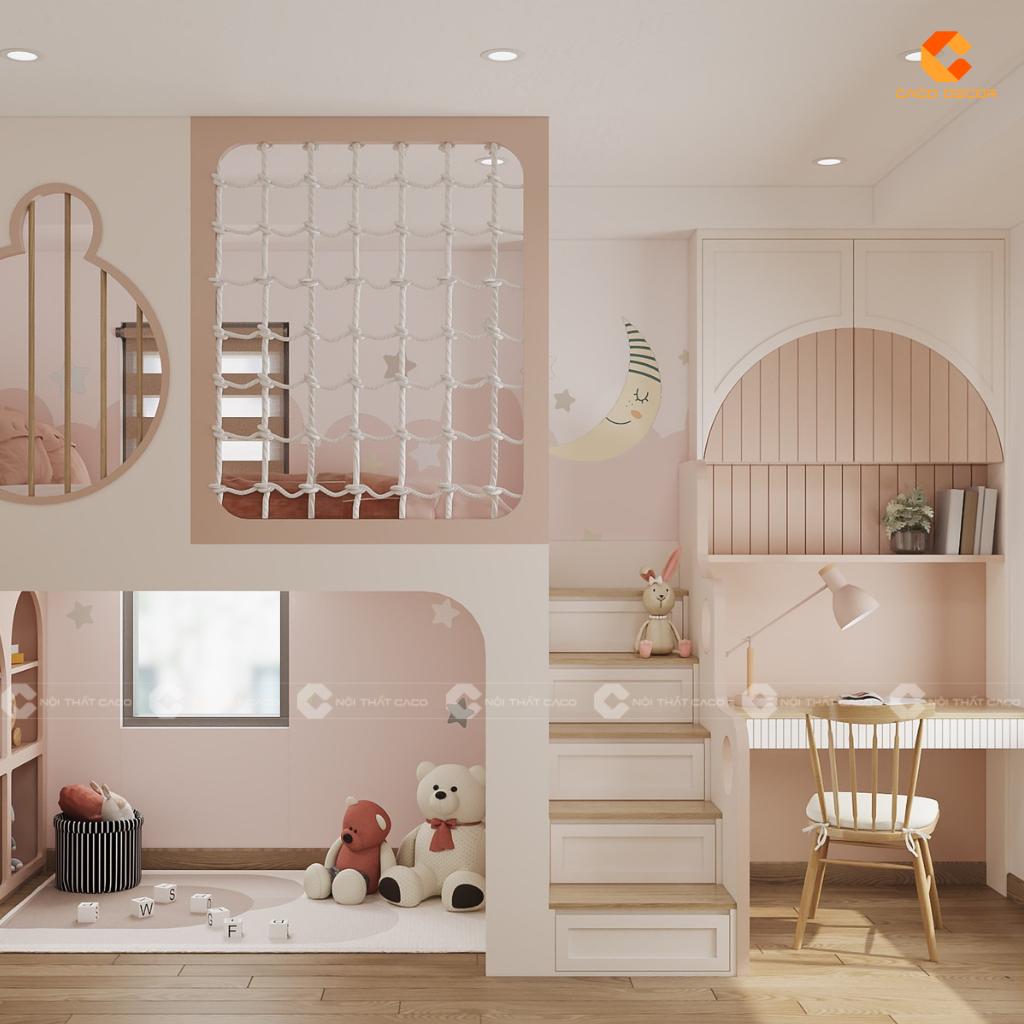 Giường Tầng GT028 Màu Pastel Dễ Thương 2