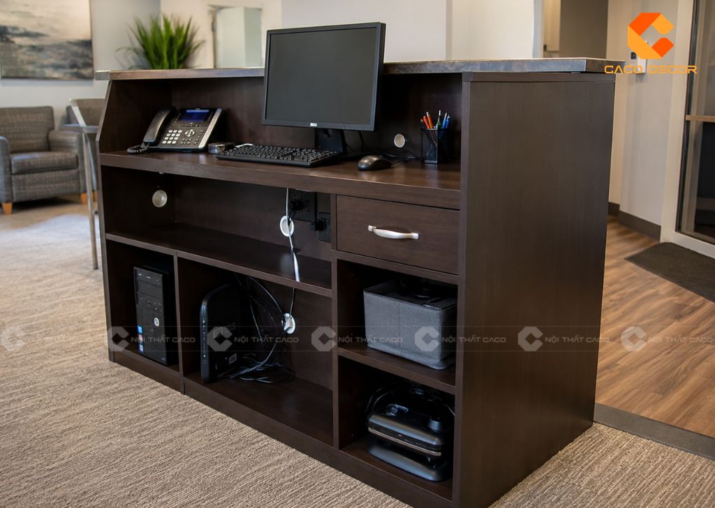 TOP 20 Mẫu Quầy Lễ Tân Nhỏ Đẹp, Gọn Hiện Đại Giá Tốt 19