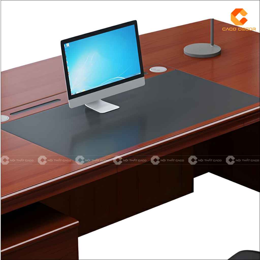Bàn Giám Đốc Gỗ Tự Nhiên BGD052 Sang Trọng, Bề Thế 5