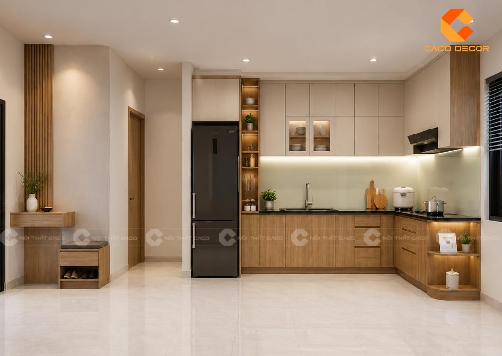 Giá Tủ Bếp Gỗ An Cường Cập Nhật Mới Nhất 2026 13