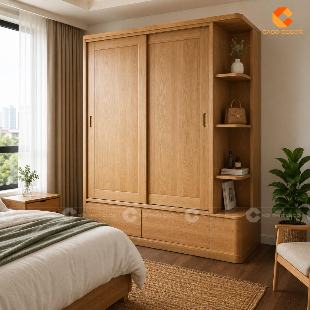 Tủ Quần Áo 2m - Kích Thước Được Nhiều Gia Đình Ưa Chuộng 11