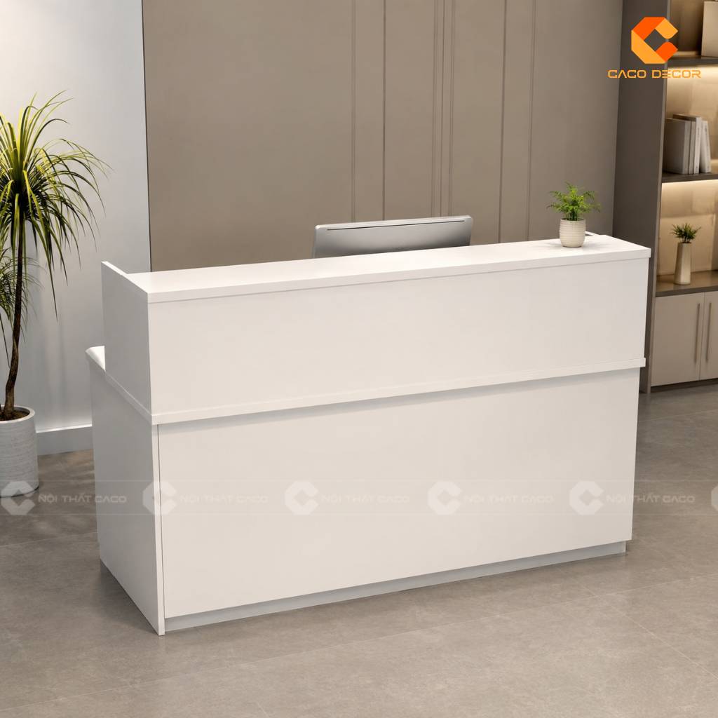 Quầy Lễ Tân 1m2 Có Đủ Dùng Không? 25 Mẫu Đẹp Đừng Bỏ Lỡ 13