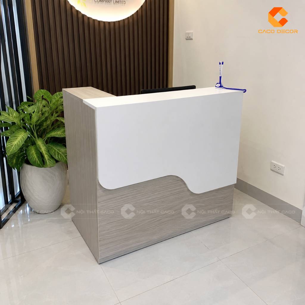 Quầy Lễ Tân 1m2 Có Đủ Dùng Không? 25 Mẫu Đẹp Đừng Bỏ Lỡ 20
