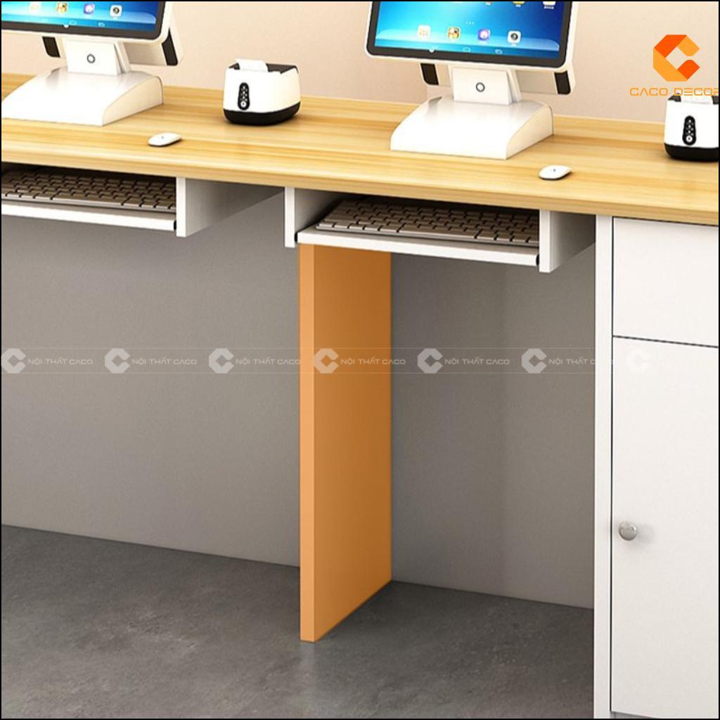 Quầy Lễ Tân Gỗ Công Nghiệp QLT032 Gọn Đẹp Hiện Đại 1