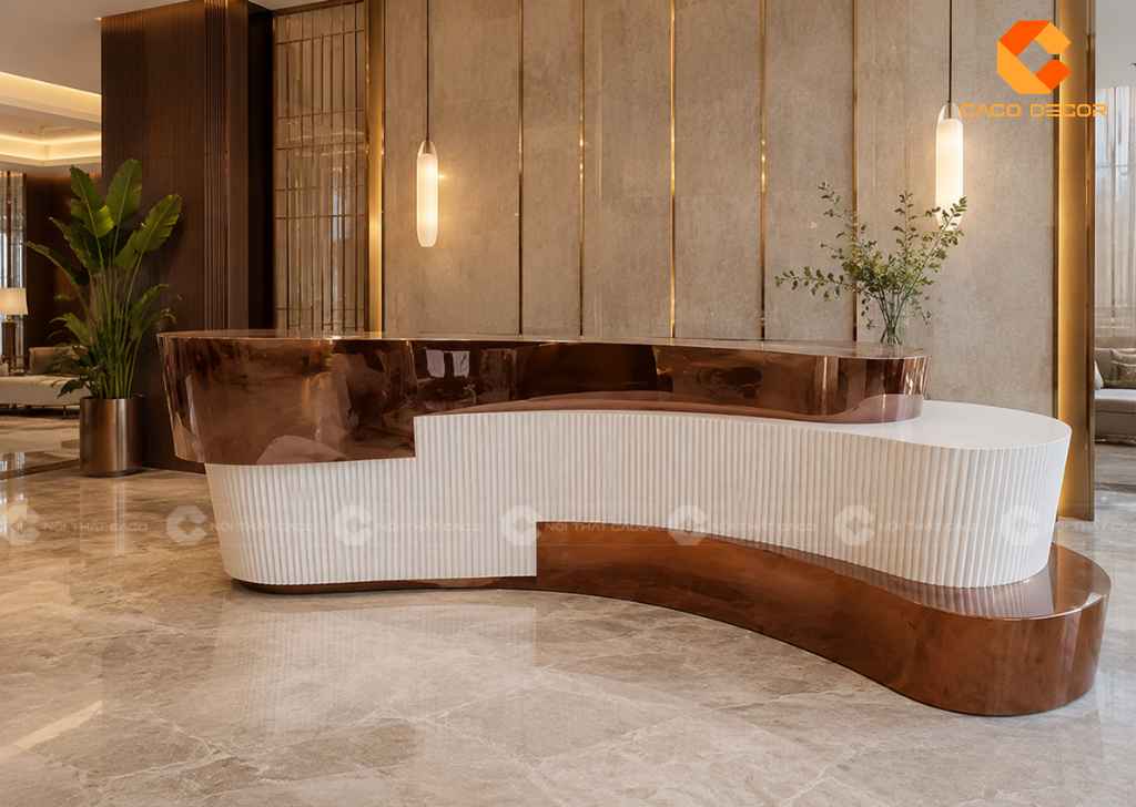 Quầy Lễ Tân Khách Sạn 5 Sao Sang Trọng, Đúng Tiêu Chuẩn 23